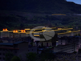 重慶云陽工業園區夜景亮化設計