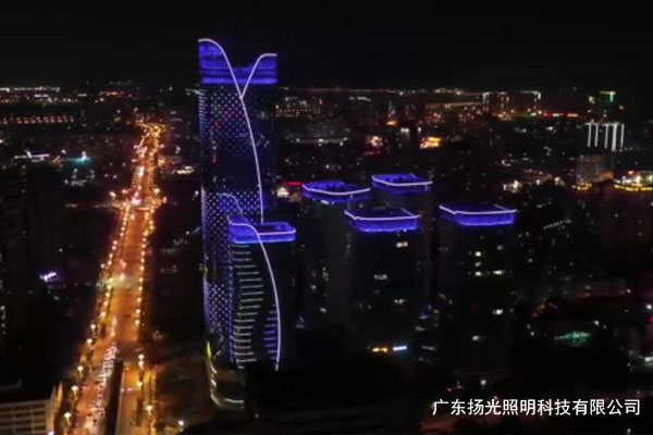 云南海源財富廣場夜景照明設計